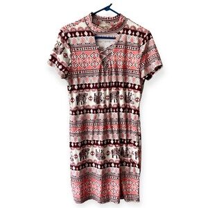 Wishful park geo print boho Dress